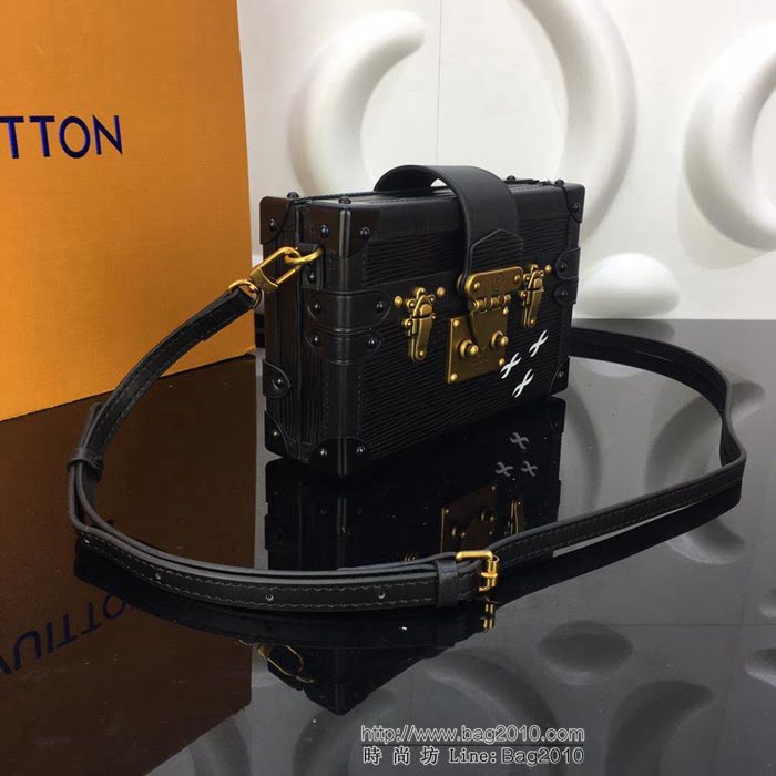 路易威登LV 頂級原單 M54650 經典款Petite Malle手袋 定制旅行箱 Epi皮革面 精品小號包袋  YDH2420